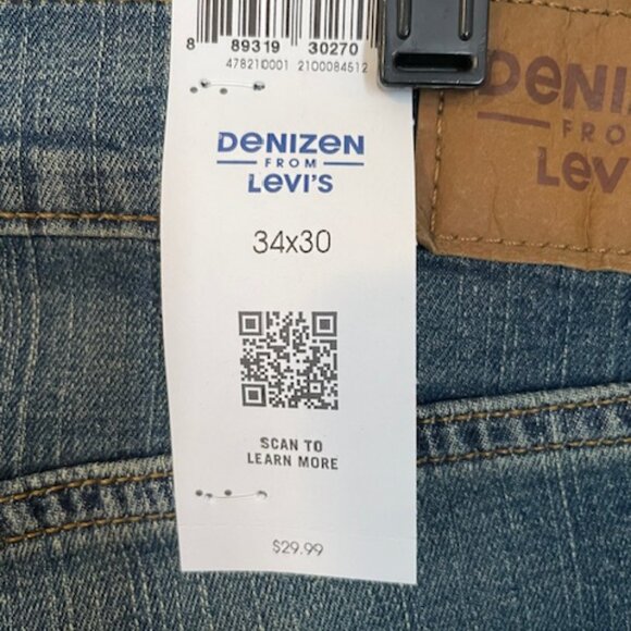 Levi's Denizen 285 Relaxed 34x30 - Picture 4 of 6